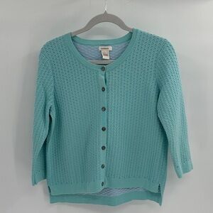 Sundance Women's Aqua Cardigan Size Large